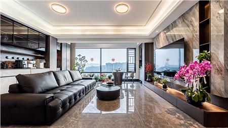 10.8w打造現(xiàn)代風格的家143m² | 麗爾曼頓全房全屋定制